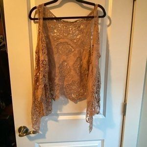 Vintage crochet vest